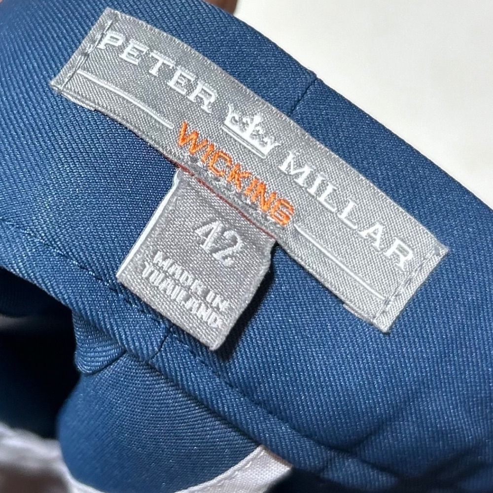 Peter Millar Wicking Golf Shorts Mens 42 Blue Performance - Picture 8 of 8